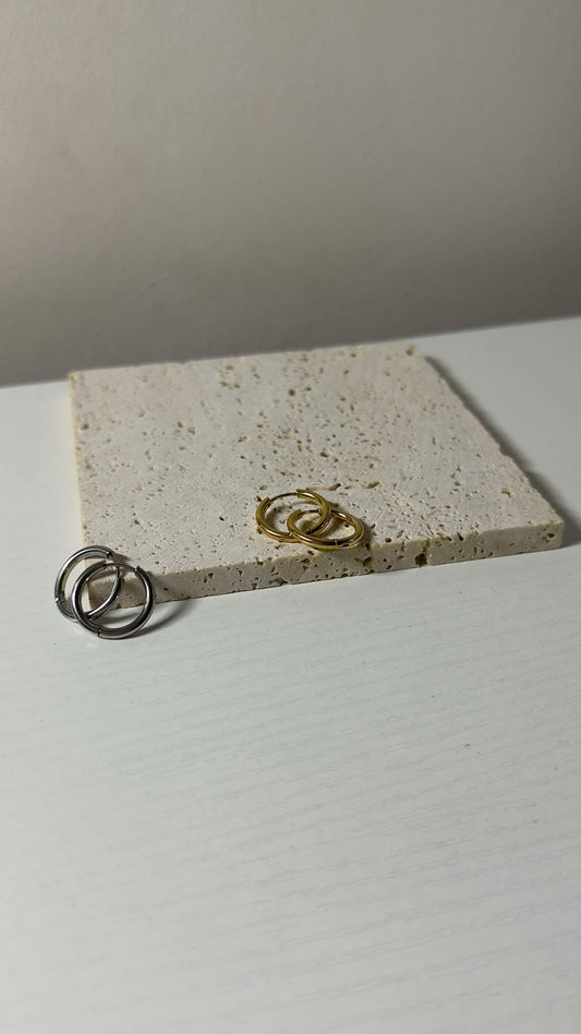 Créoles 16mm- Acier inoxydable 304L