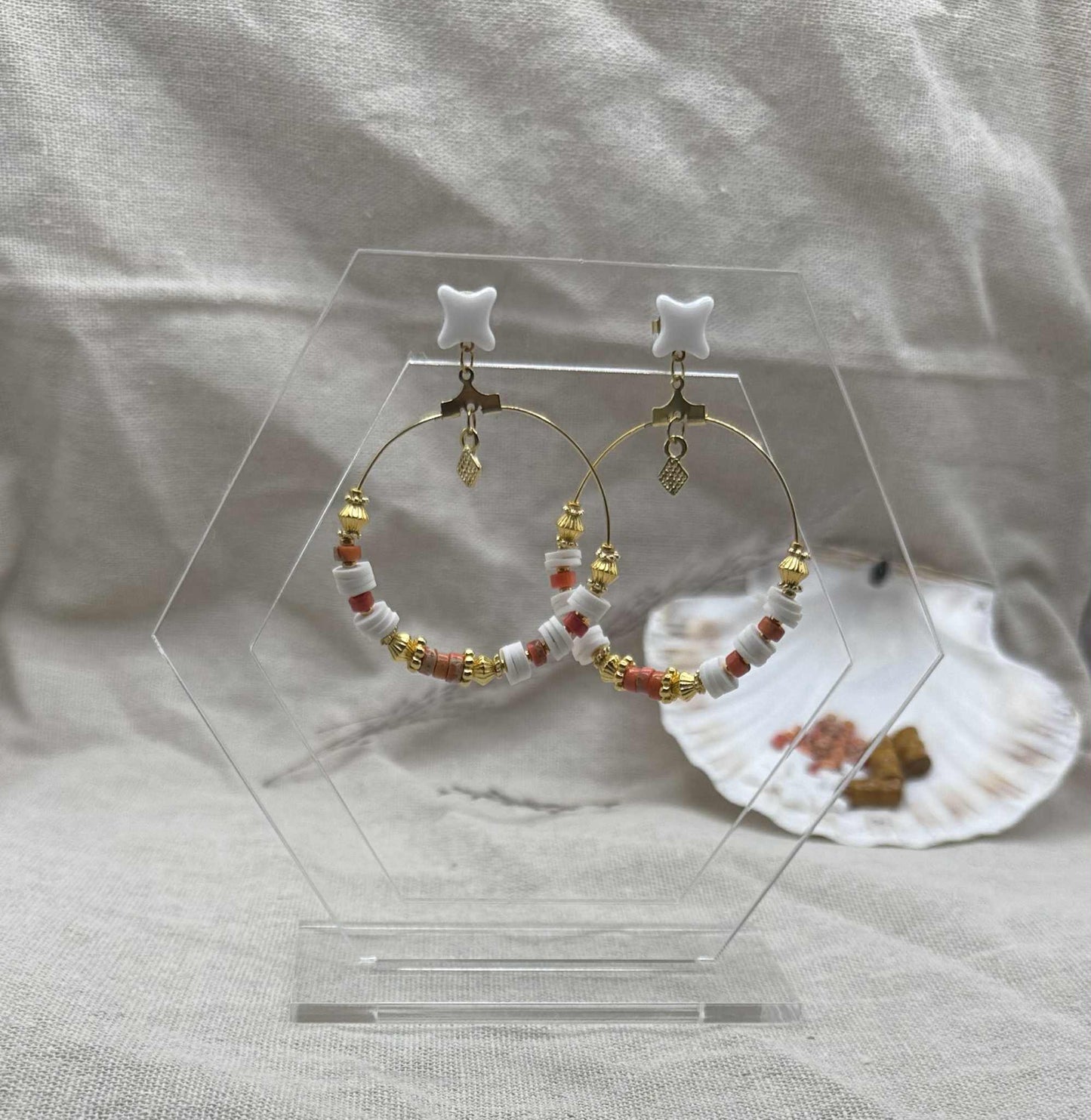 Boucles d'oreilles "Naël".