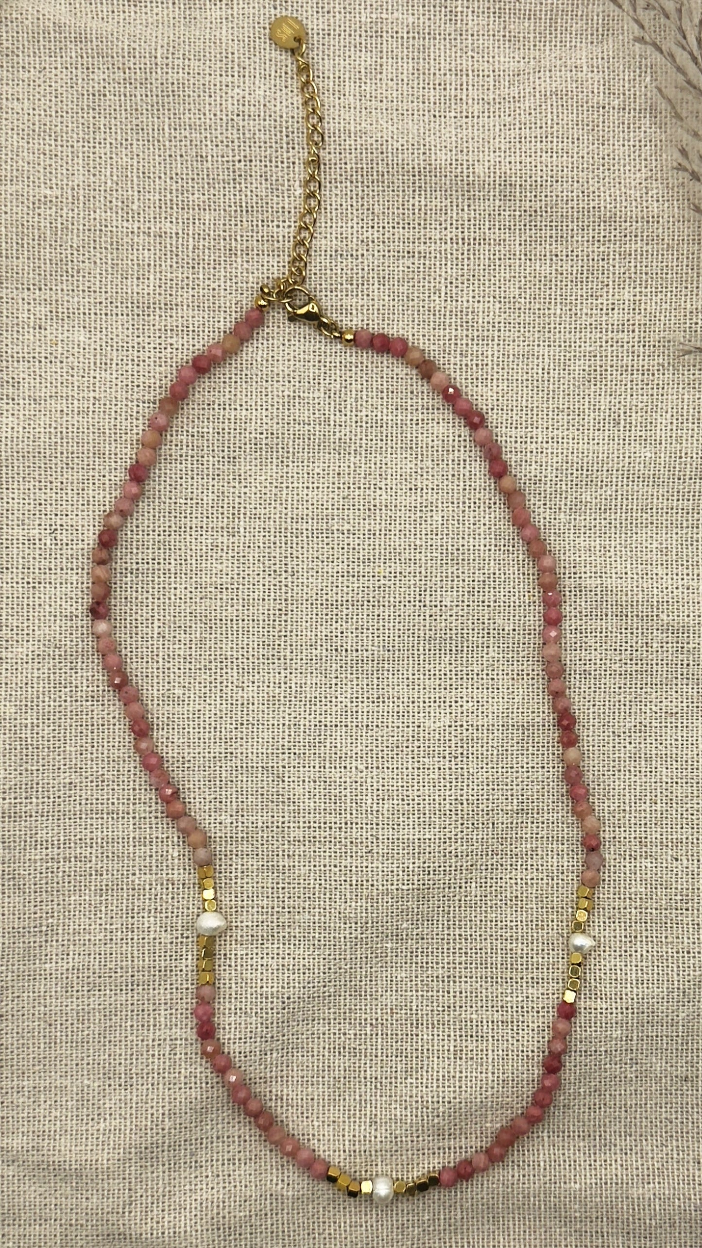 Collier en pierres naturelles "Délia"