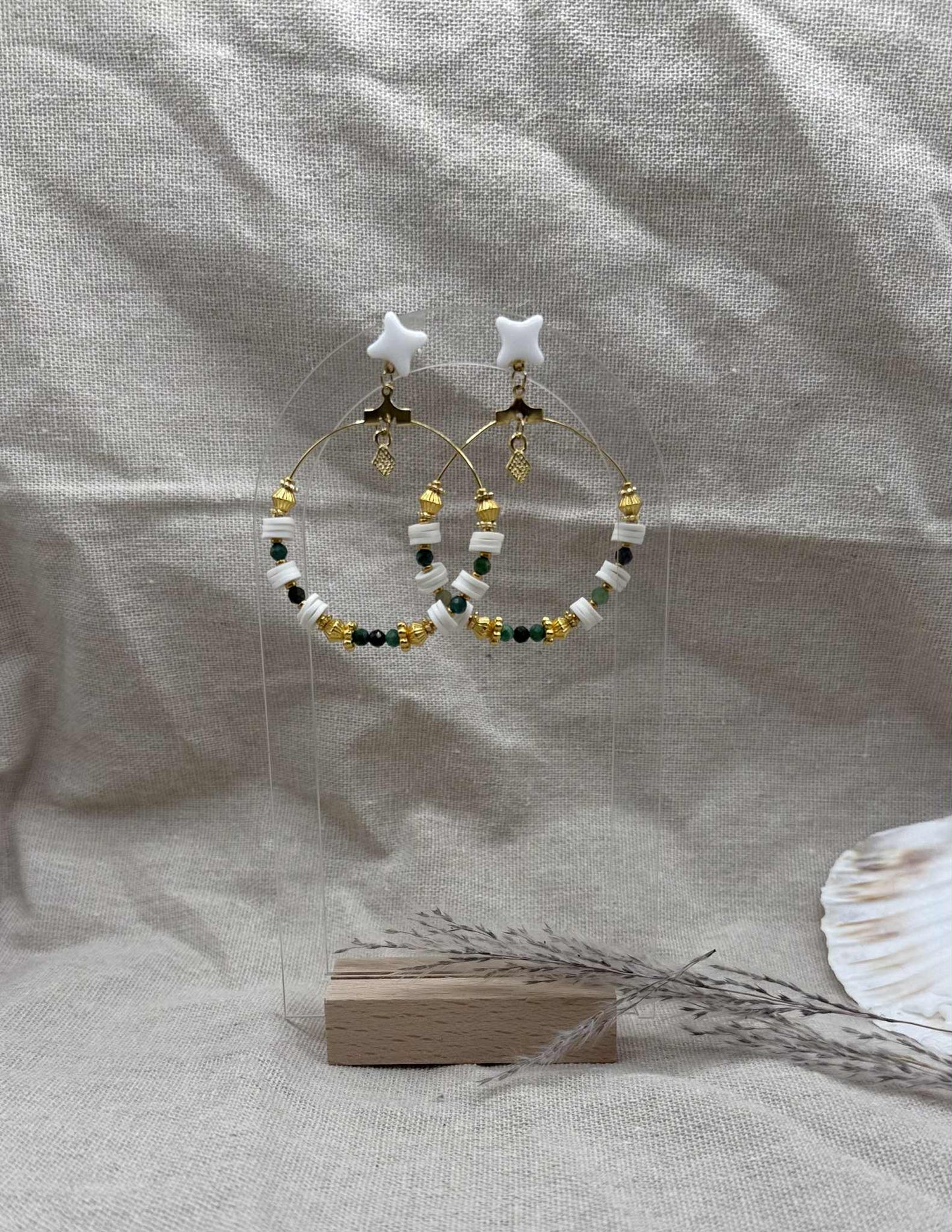 Boucles d'oreilles "Naël".